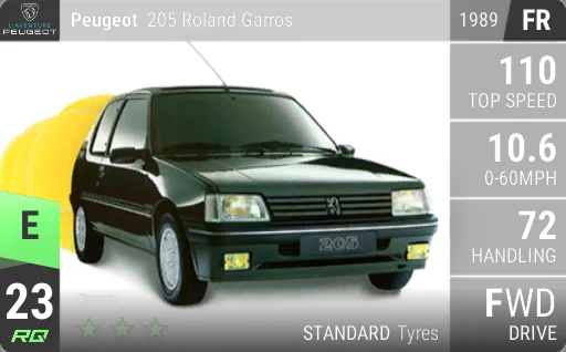 Peugeot 205 Roland Garros