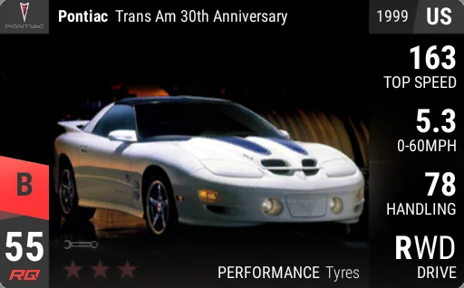 [b55] Pontiac Trans Am 30th Anniversary 1999