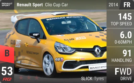 Renault Sport Clio Cup Car