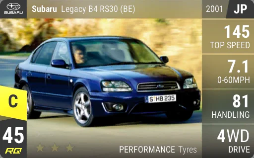 Subaru Legacy B4 RS30 (BE)