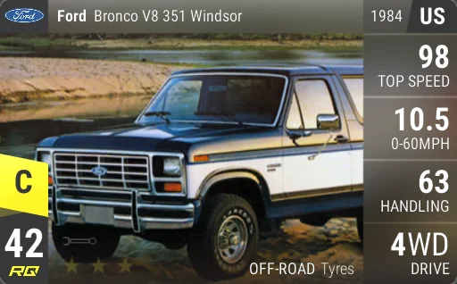 Ford Bronco V8 351 Windsor