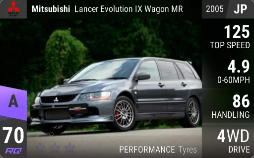 Mitsubishi Lancer Evolution IX Wagon MR