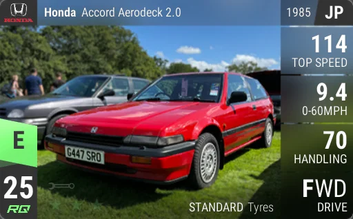 [e25] Honda Accord Aerodeck 2.0 1985