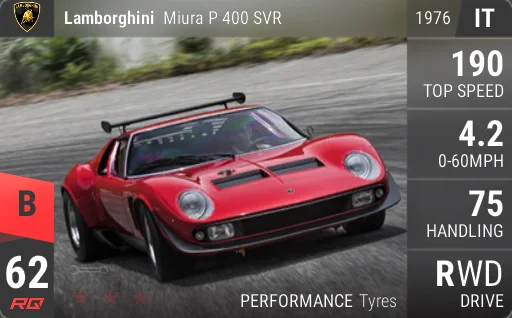 [b62] Lamborghini Miura P 400 SVR 1976