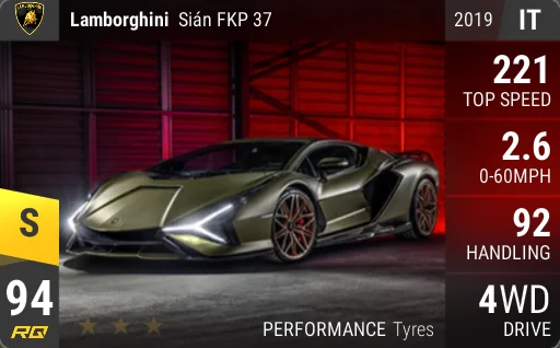 [s94] Lamborghini Sian FKP 37 2019