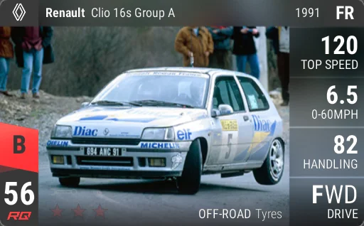 Renault Clio 16s Group A