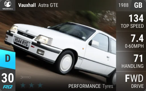 Vauxhall Astra GTE