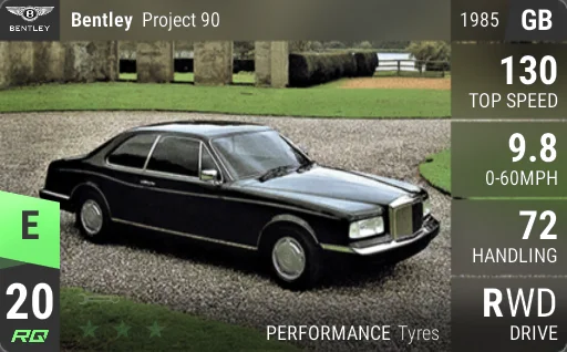 Bentley Project 90