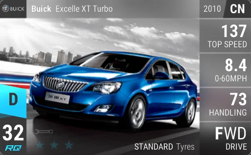 Buick Excelle XT Turbo