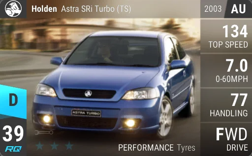 Holden Astra SRi Turbo (TS)