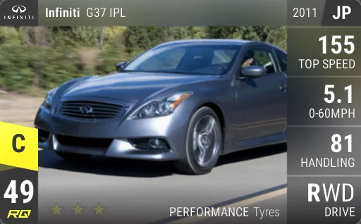 INFINITI G37 IPL