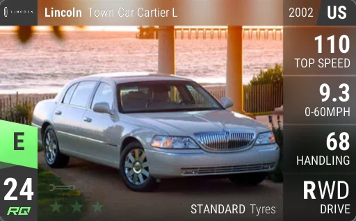 Lincoln Town Car Cartier L