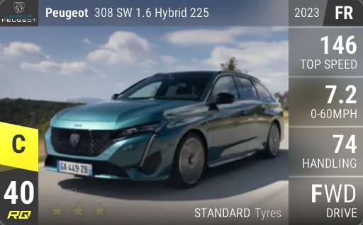 Peugeot 308 SW 1.6 Hybrid 225