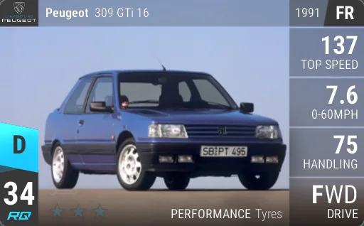 Peugeot 309 GTi 16