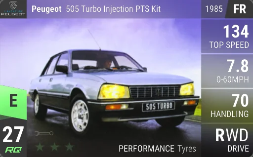 Peugeot 505 Turbo Injection PTS Kit