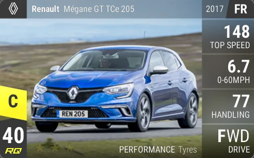 Renault Megane GT TCe 205