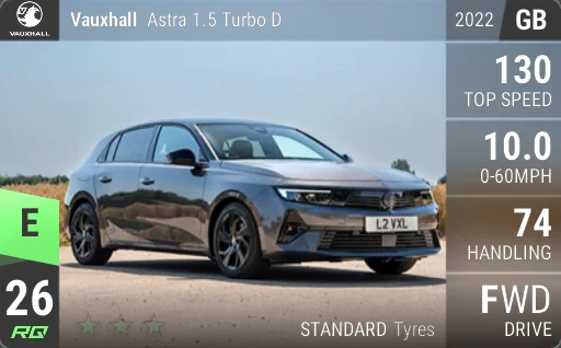 Vauxhall/Opel Astra 1.5 Turbo D