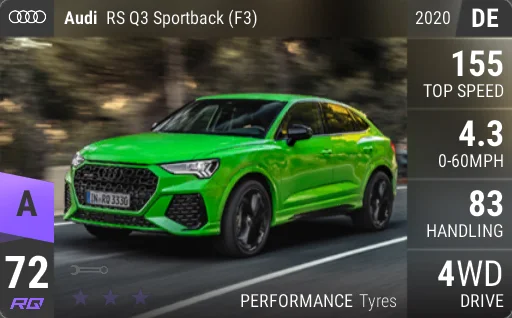 [a72] Audi RS Q3 Sportback (F3) 2020