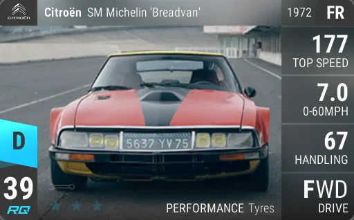 Citroen SM Michelin 'Breadvan'