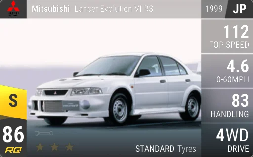 Mitsubishi Lancer Evolution VI RS