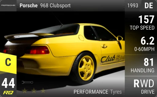 Porsche 968 Clubsport