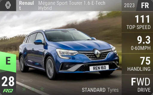 Renault Megane Sport Tourer 1.6 E-Tech Hybrid