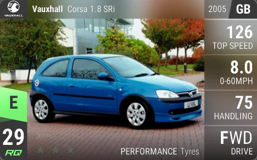 Vauxhall/Opel Corsa 1.8 SRi