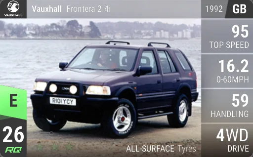 Vauxhall/Opel Frontera 2.4i
